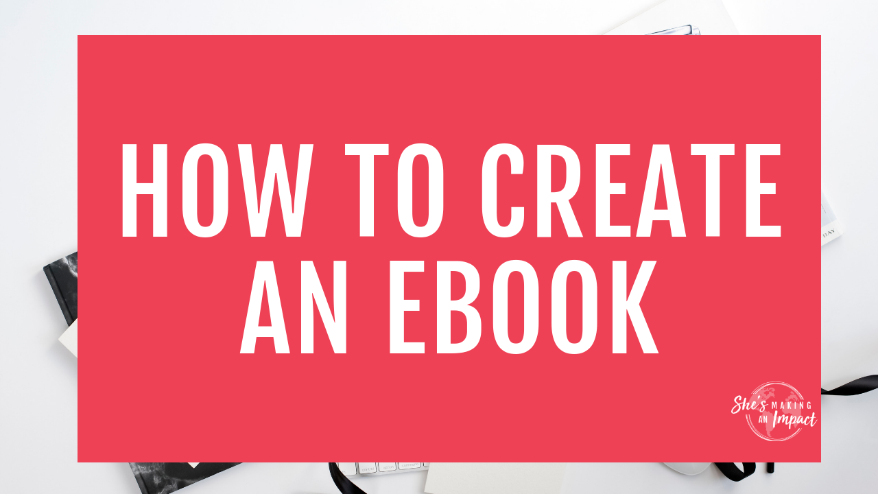 How to Create an eBook Rachel Ngom