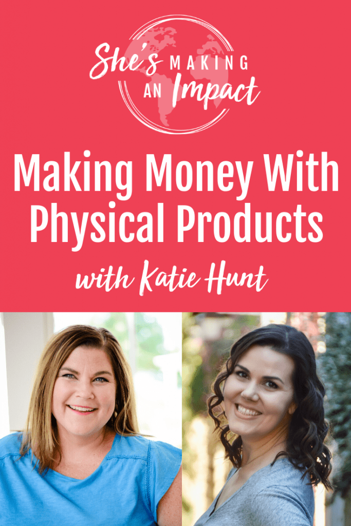 Want to make money with physical products? Questions to ask yourself before you decide: What kind of money are we going to make? What is my time commitment? Am I excited about it? How many people is it going to impact? Repin and get my FREE Pinterest Strategy Cheat Sheet! #shesmakinganimpact #entrepreneurtips #pinteresttips #girlboss #repurposecontent