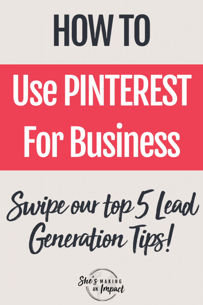 how to use Pinterest for business
